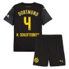 Officiële Voetbalshirt + Korte Broek Borussia Dortmund N. Schlotterbeck 4 Uit 2024-25 - Kids